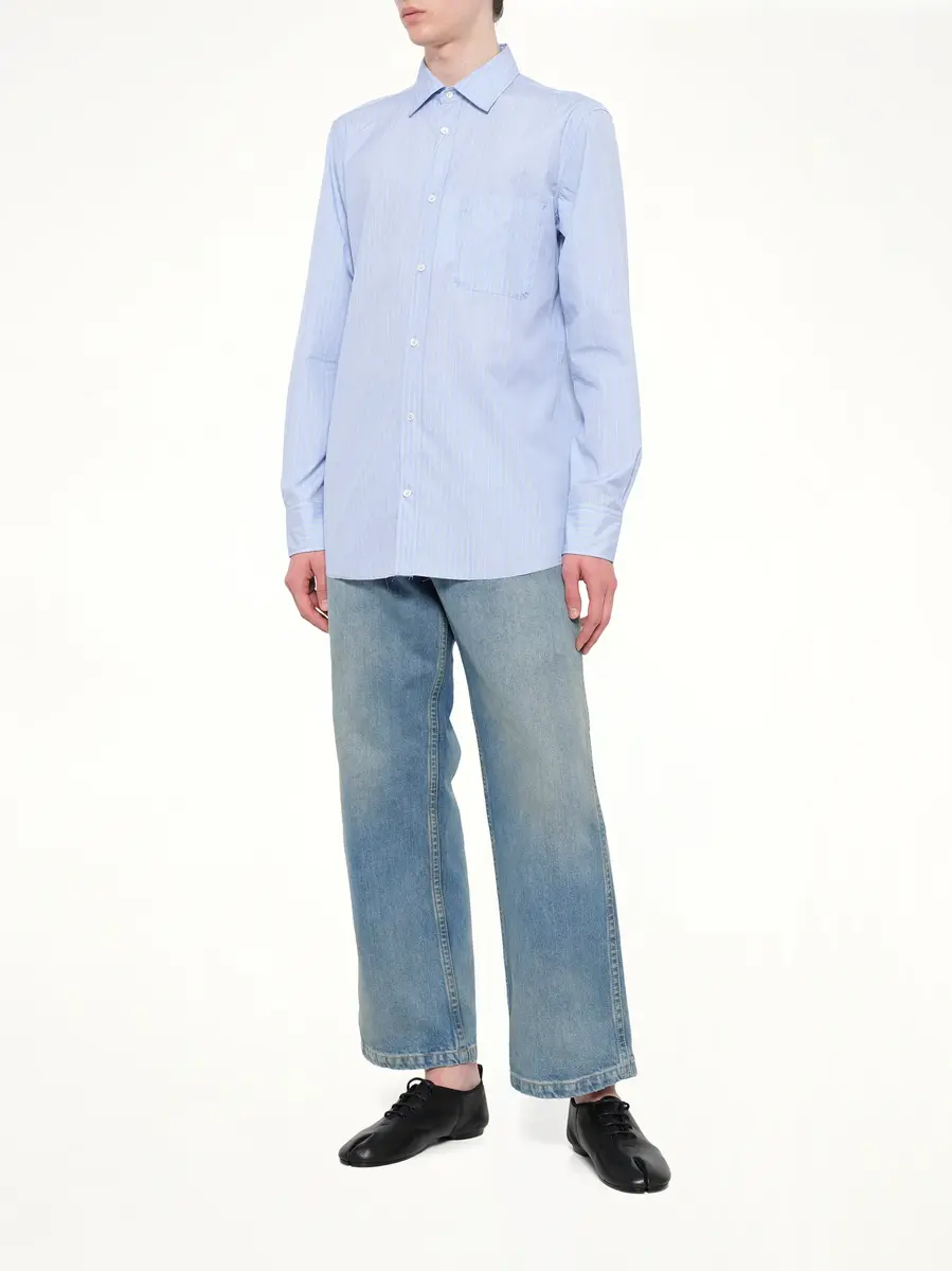 Maison Margiela Stripe Long Sleeve Shirt | Thumbnail 4 Maison Margiela Stripe Long Sleeve Shirt | Thumbnail 4