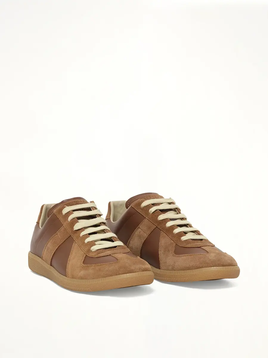 Maison Margiela Replica Leather Sneaker | Thumbnail 3 Maison Margiela Replica Leather Sneaker | Thumbnail 3