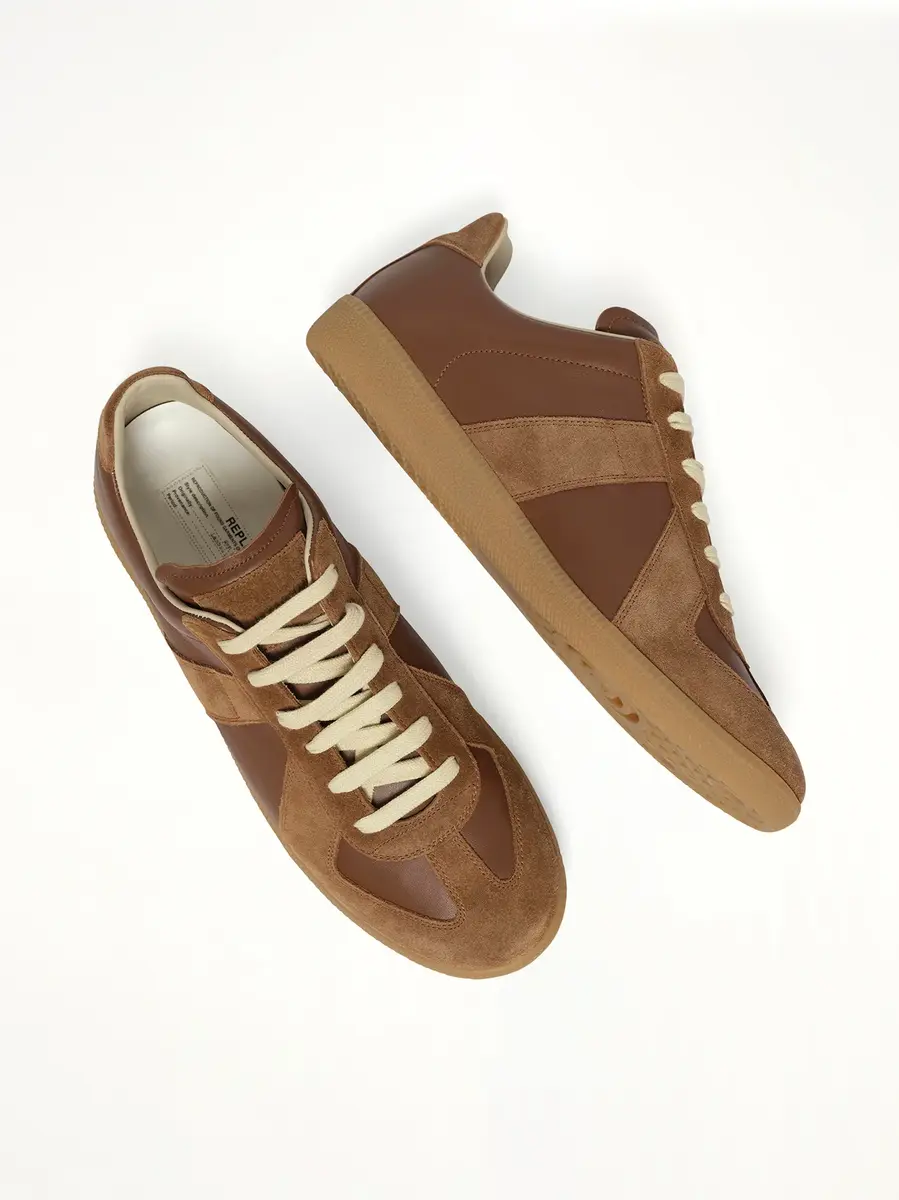 Maison Margiela Replica Leather Sneaker | Thumbnail 4 Maison Margiela Replica Leather Sneaker | Thumbnail 4