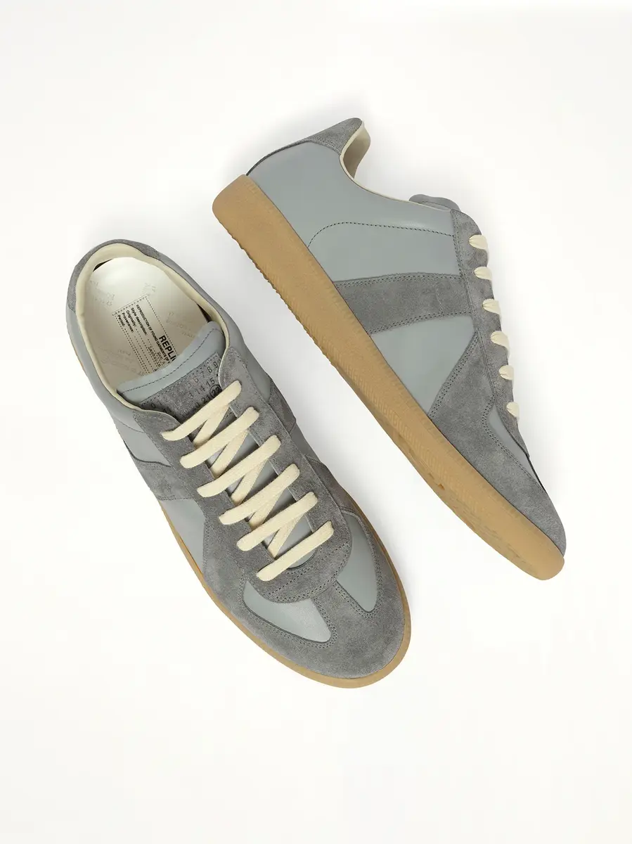 Maison Margiela Replica Leather Sneaker | Thumbnail 4 Maison Margiela Replica Leather Sneaker | Thumbnail 4