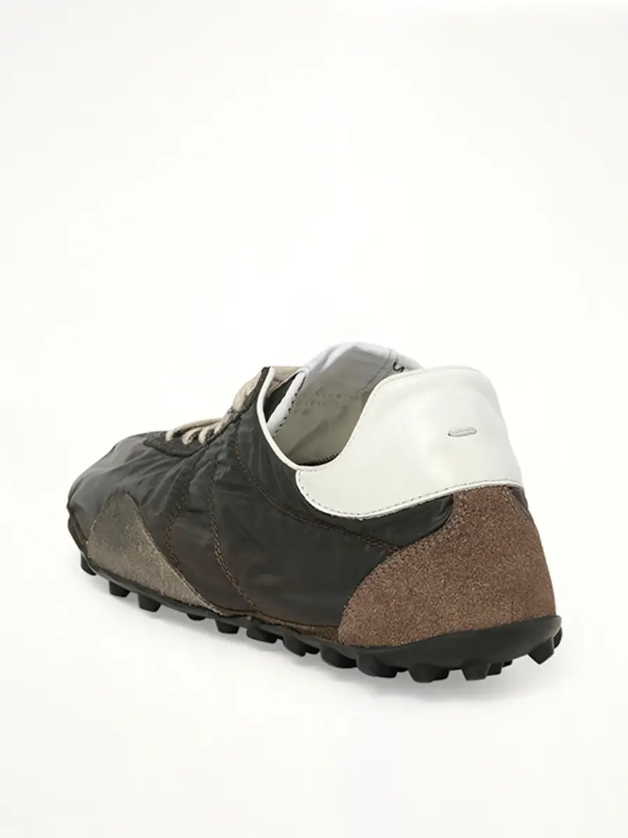 Maison Margiela Sprinters Low Sneaker in Dusty Green/black | Thumbnail 2