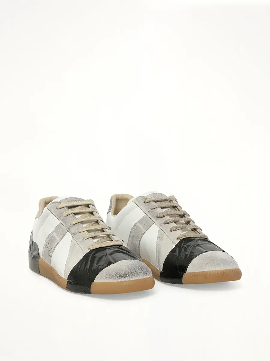 Maison Margiela Replica Tape Sneaker in Off White/black | Thumbnail 3 Maison Margiela Replica Tape Sneaker in Off White/black | Thumbnail 3