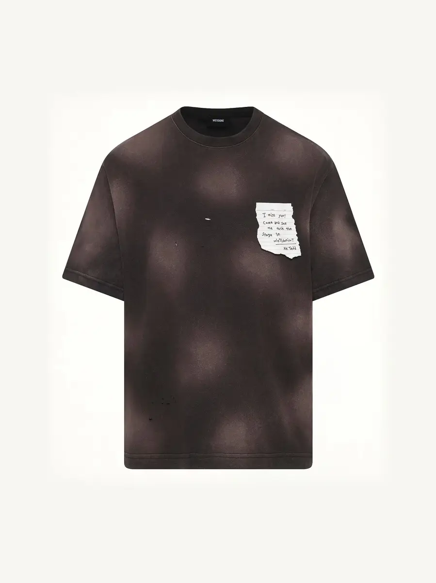 We11Done Paper Note Grunge T-shirt | Thumbnail 3 We11Done Paper Note Grunge T-shirt | Thumbnail 3