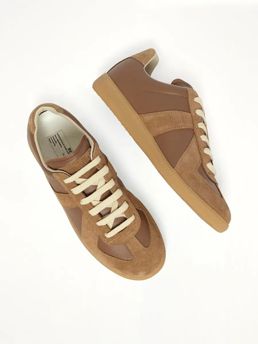 Maison Margiela Replica Leather Sneaker | Thumbnail 4 Maison Margiela Replica Leather Sneaker | Thumbnail 4