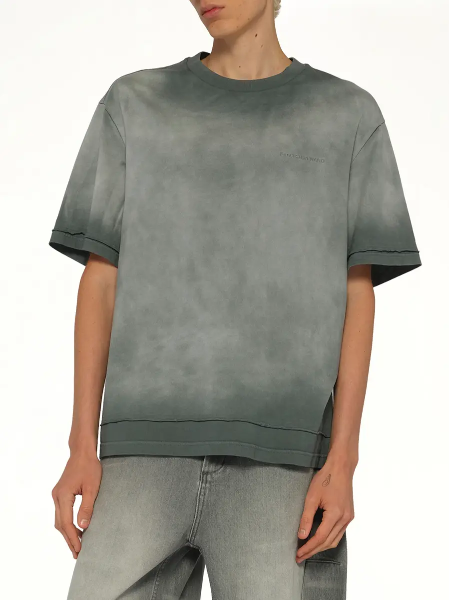 FENG CHEN WANG 2 in 1 Washed T-shirt Grey | Thumbnail 6 FENG CHEN WANG 2 in 1 Washed T-shirt Grey | Thumbnail 6