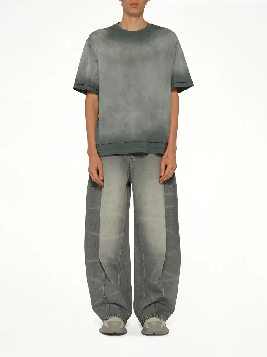 FENG CHEN WANG 2 in 1 Washed T-shirt Grey | Thumbnail 7 FENG CHEN WANG 2 in 1 Washed T-shirt Grey | Thumbnail 7