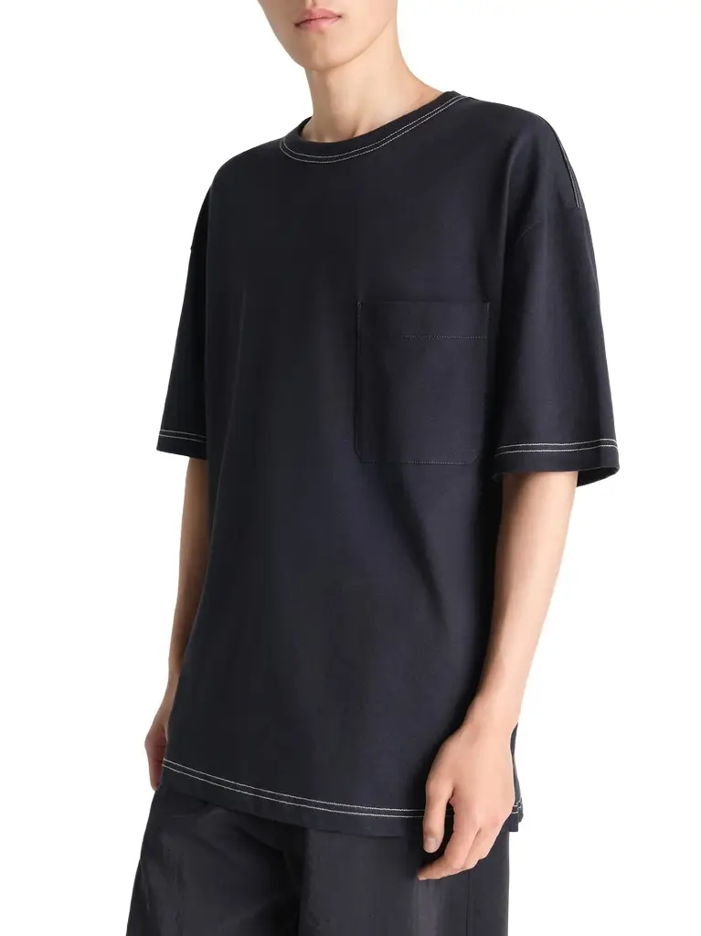 Lemaire Boxy SS T-shirt in Urchin | Image 1 Lemaire Boxy SS T-shirt in Urchin | Image 1