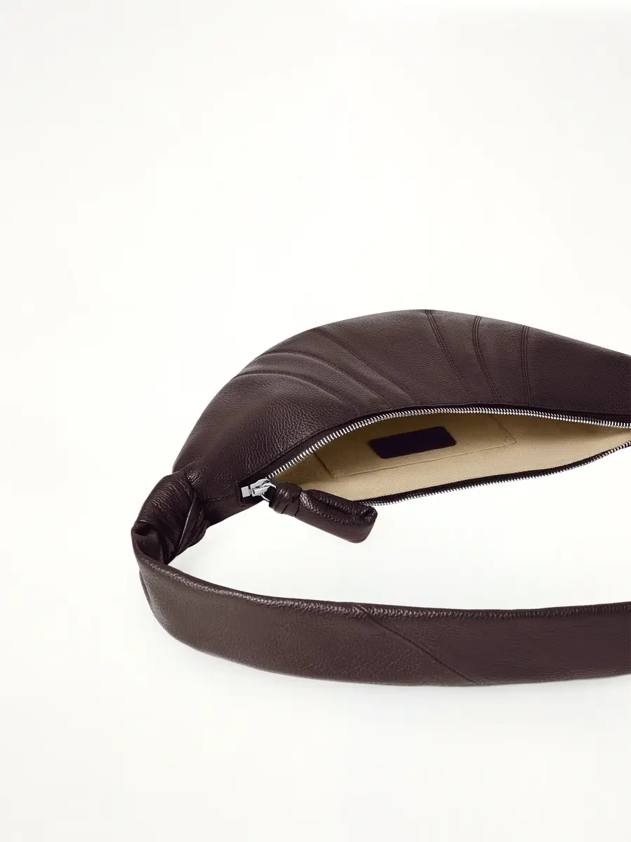 Lemaire Small Croissant Bag in Tiramisu | Thumbnail 2 Lemaire Small Croissant Bag in Tiramisu | Thumbnail 2