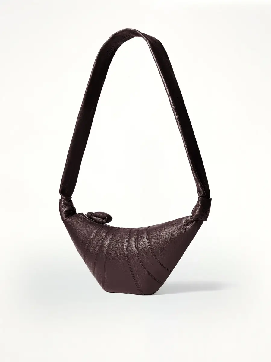 Lemaire Small Croissant Bag in Tiramisu | Thumbnail 3 Lemaire Small Croissant Bag in Tiramisu | Thumbnail 3