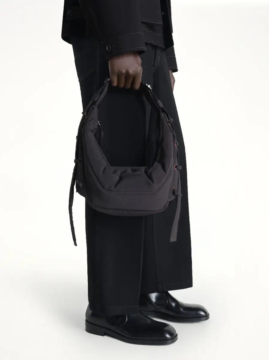 Lemaire Soft Game Small Bag in Dark Chocolate | Thumbnail 2 Lemaire Soft Game Small Bag in Dark Chocolate | Thumbnail 2