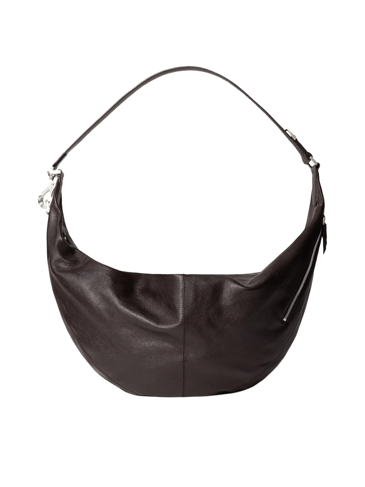 Large Quiver Clip Bag in Dark Chocolate Large Quiver Clip Bag in Dark Chocolate