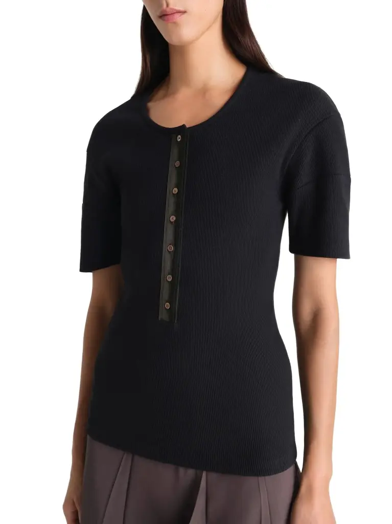 Lemaire Fitted Henley | Image 1 Lemaire Fitted Henley | Image 1