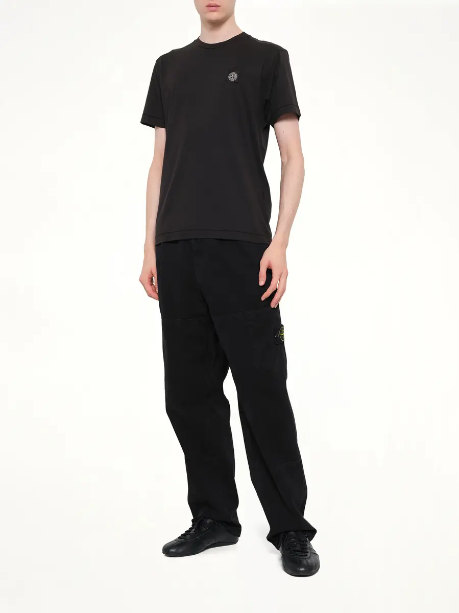 Stone Island 2100027 Cotton Compass Patch T-shirt | Thumbnail 4