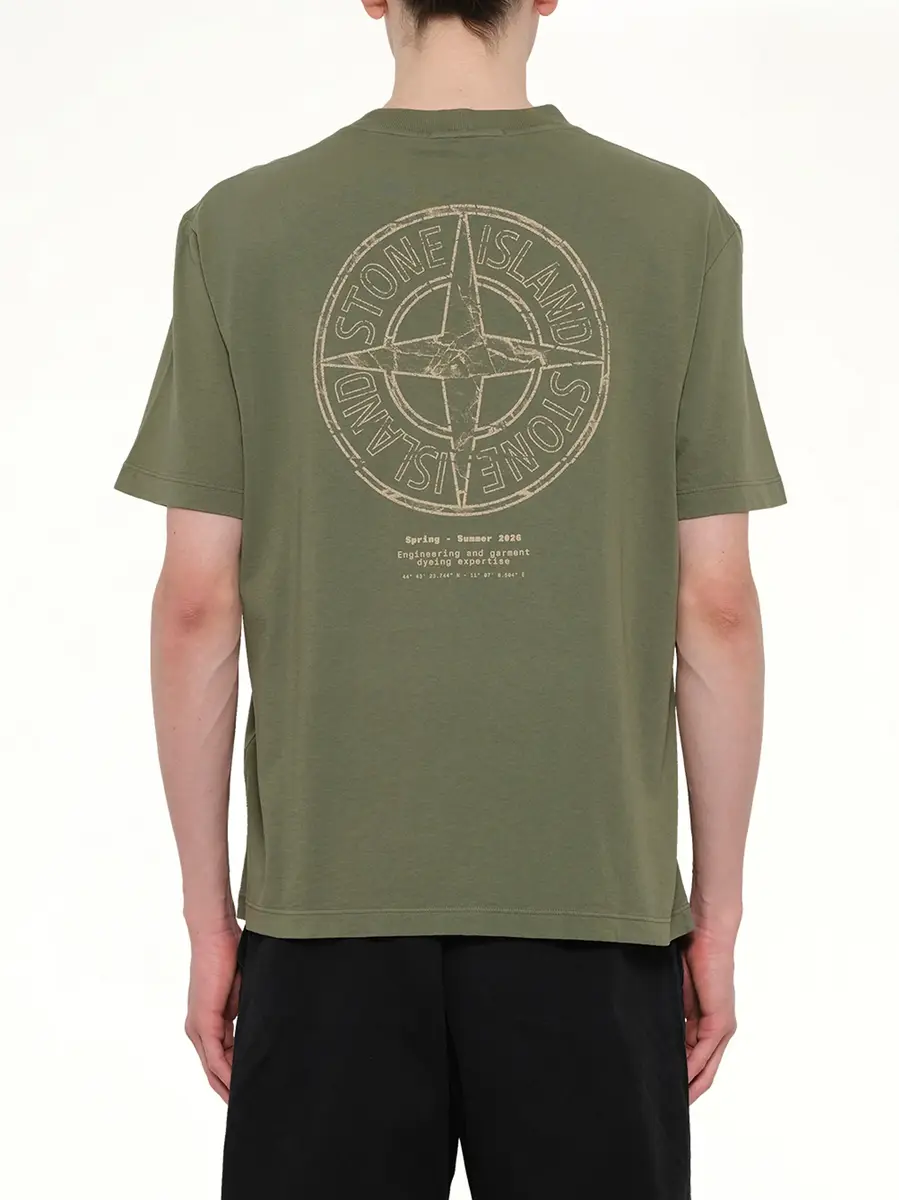 Stone Island 2100001 SS T-shirt in Military Green | Thumbnail 5 Stone Island 2100001 SS T-shirt in Military Green | Thumbnail 5