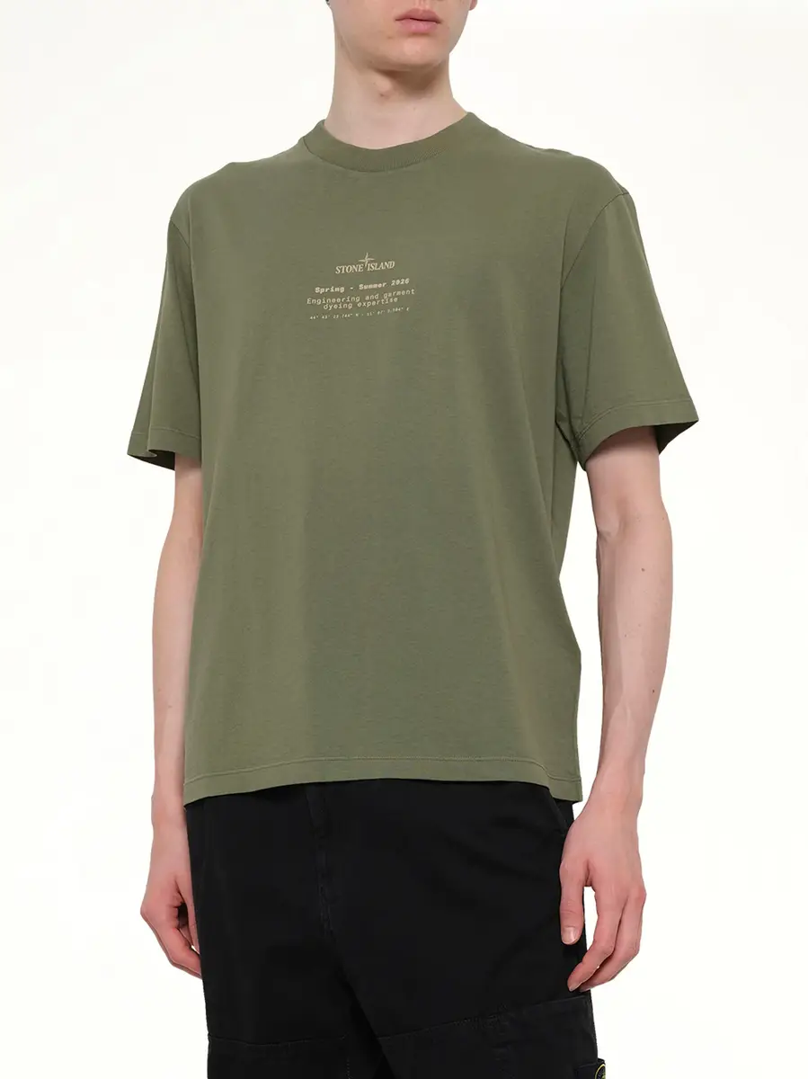 Stone Island 2100001 SS T-shirt in Military Green | Thumbnail 6 Stone Island 2100001 SS T-shirt in Military Green | Thumbnail 6