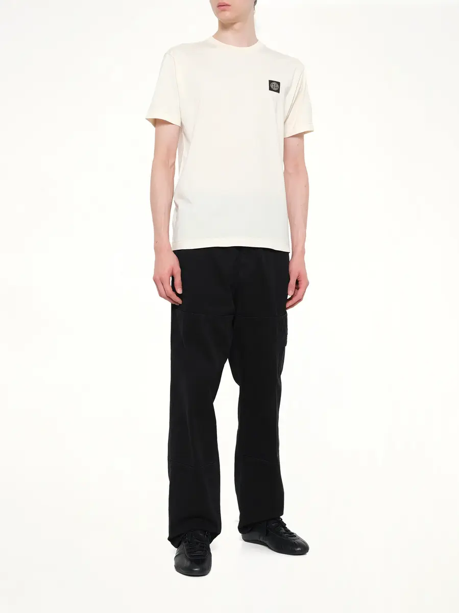 Stone Island 2100027 SS T-shirt in Ivory | Thumbnail 4 Stone Island 2100027 SS T-shirt in Ivory | Thumbnail 4