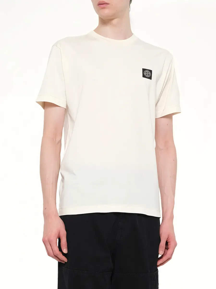 Stone Island 2100027 SS T-shirt in Ivory | Thumbnail 6 Stone Island 2100027 SS T-shirt in Ivory | Thumbnail 6
