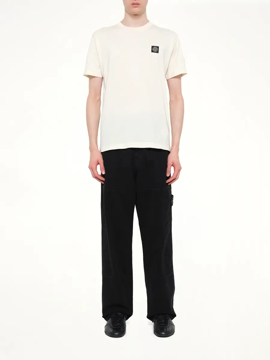 Stone Island 2100027 SS T-shirt in Ivory | Thumbnail 7 Stone Island 2100027 SS T-shirt in Ivory | Thumbnail 7