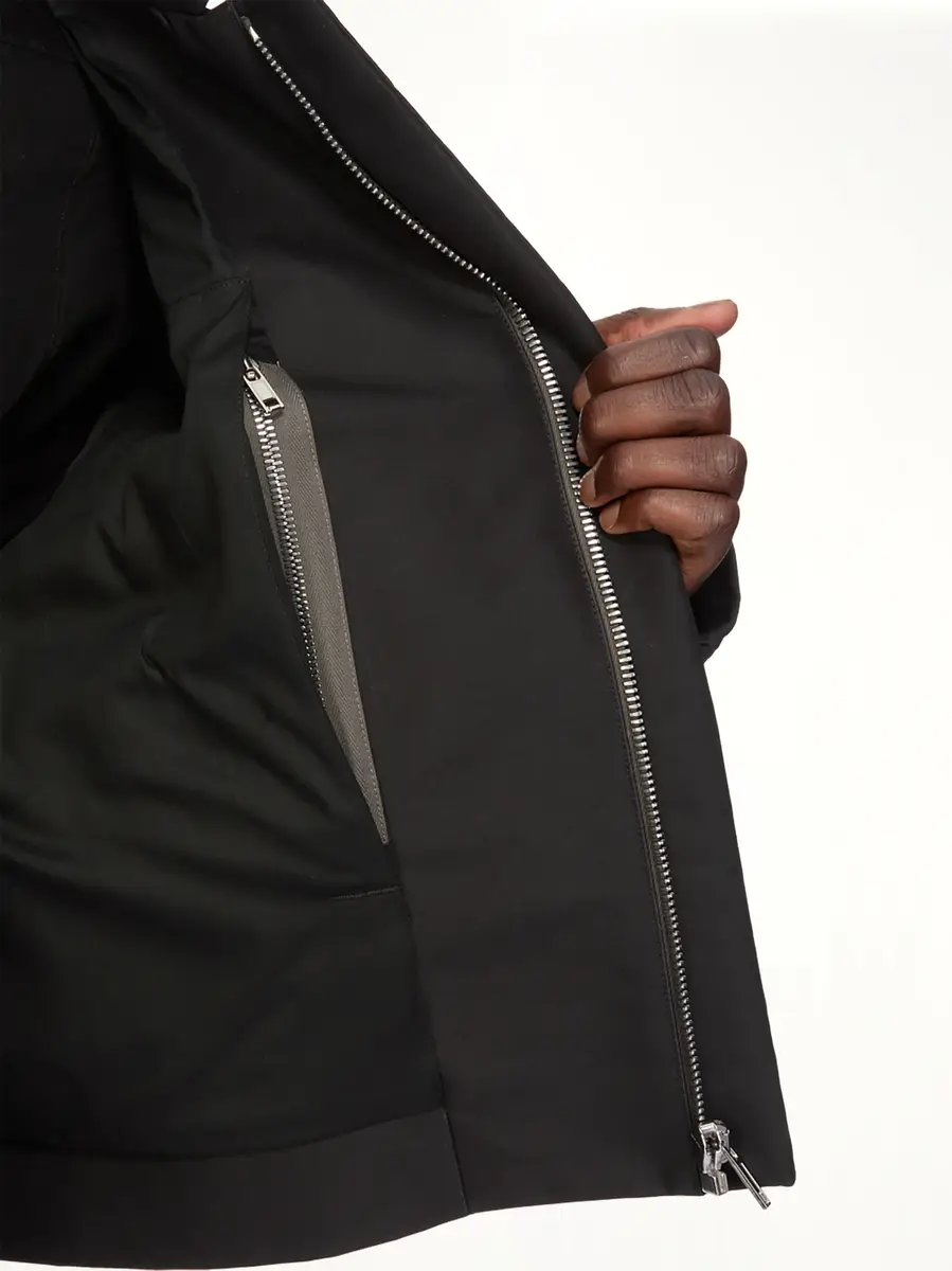 Rick Owens Woven Heizer Mac Jacket | Thumbnail 2 Rick Owens Woven Heizer Mac Jacket | Thumbnail 2