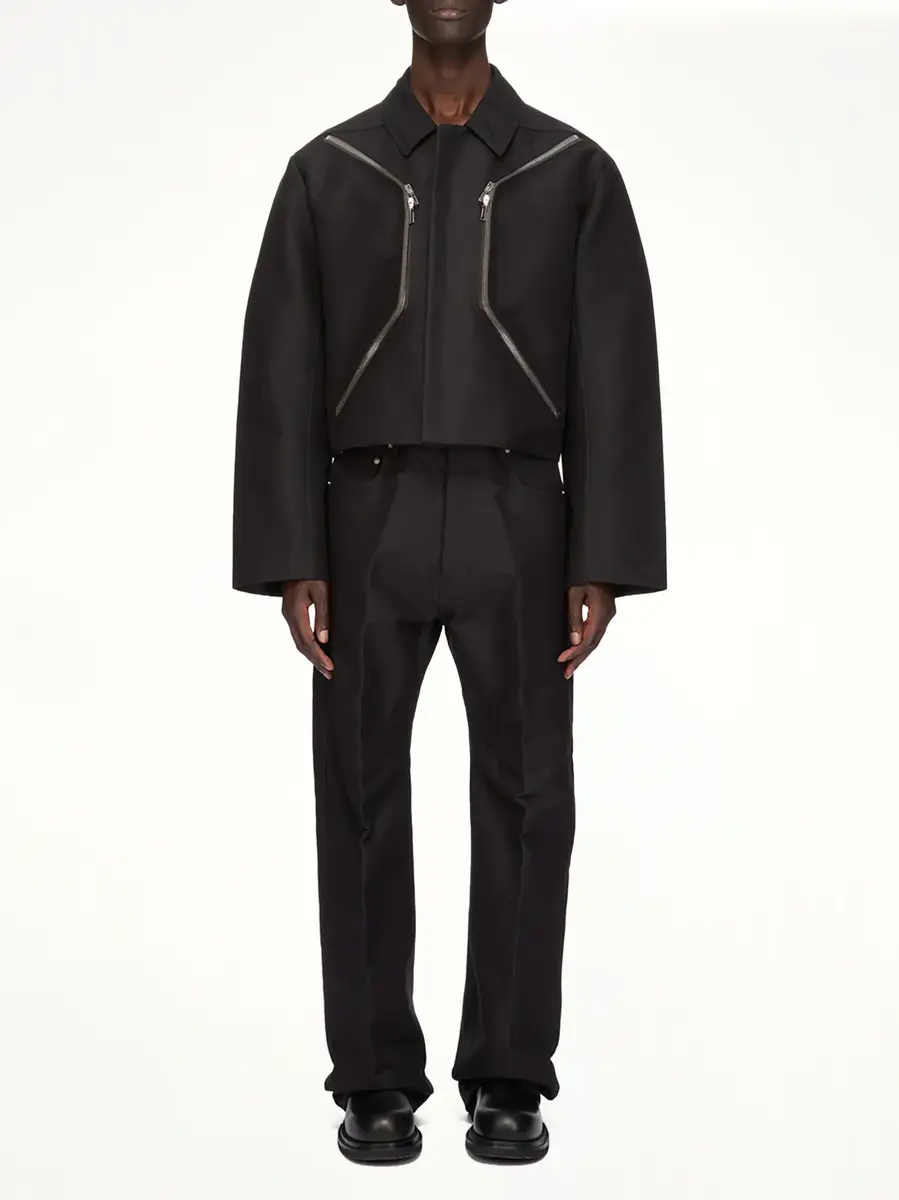 Rick Owens Woven Heizer Mac Jacket | Thumbnail 5 Rick Owens Woven Heizer Mac Jacket | Thumbnail 5