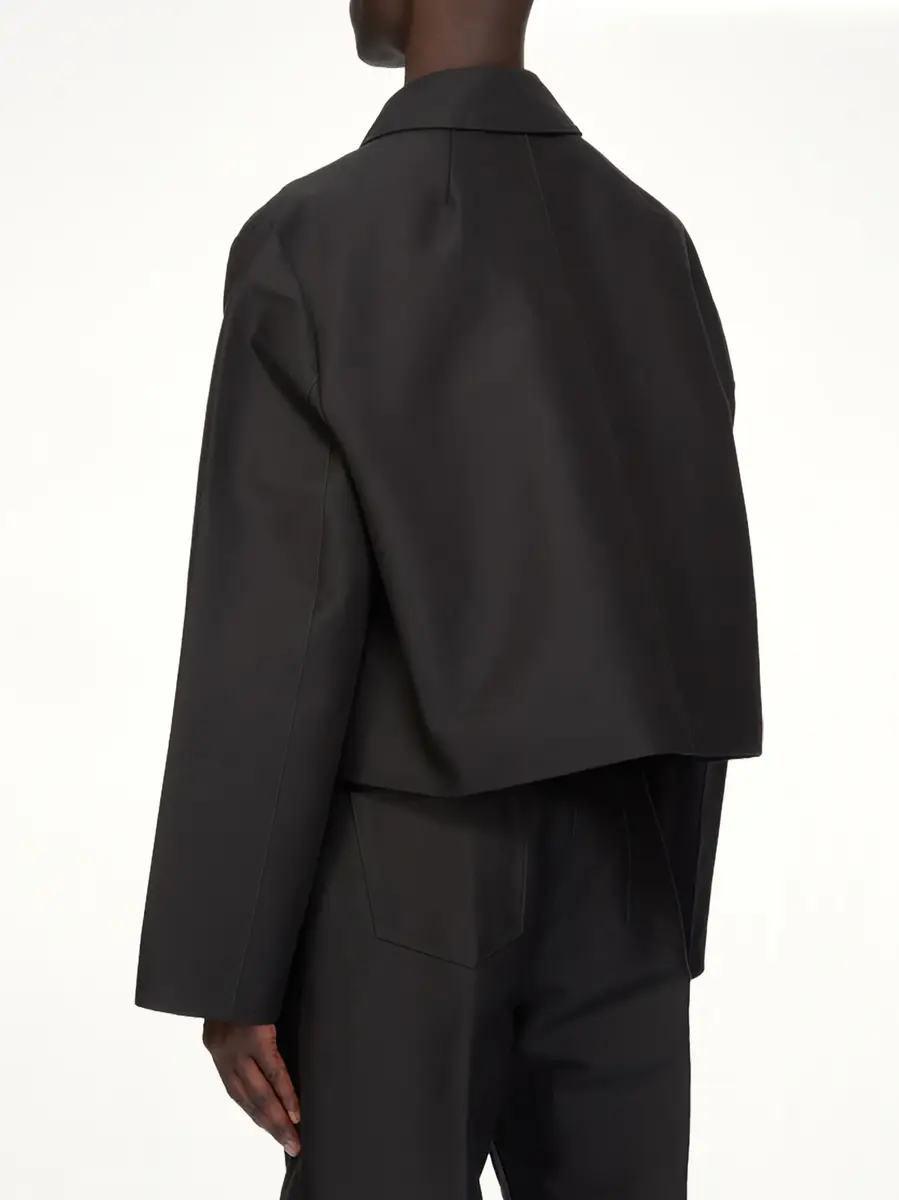 Rick Owens Woven Heizer Mac Jacket | Thumbnail 6 Rick Owens Woven Heizer Mac Jacket | Thumbnail 6