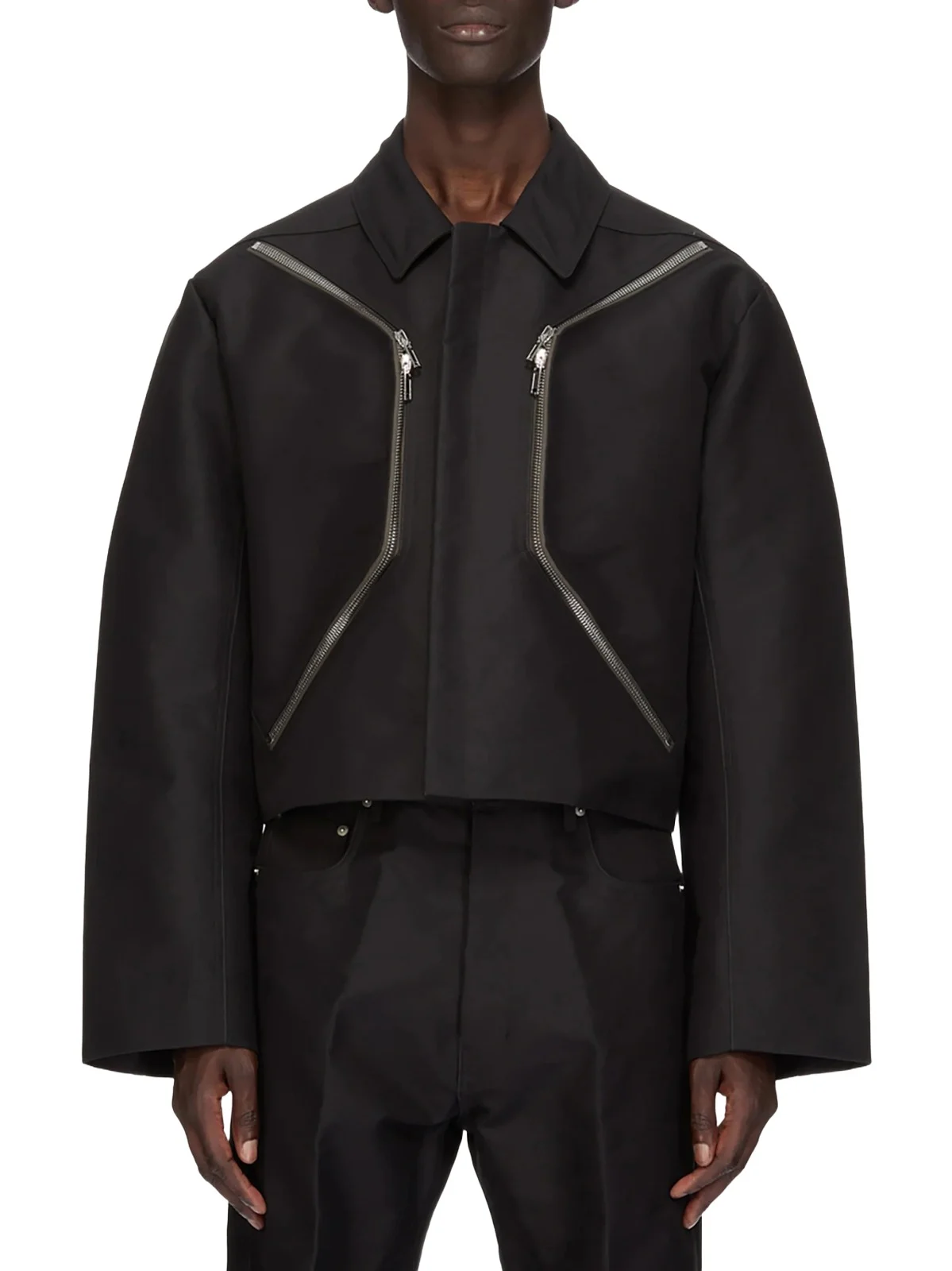 Rick Owens Woven Heizer Mac Jacket