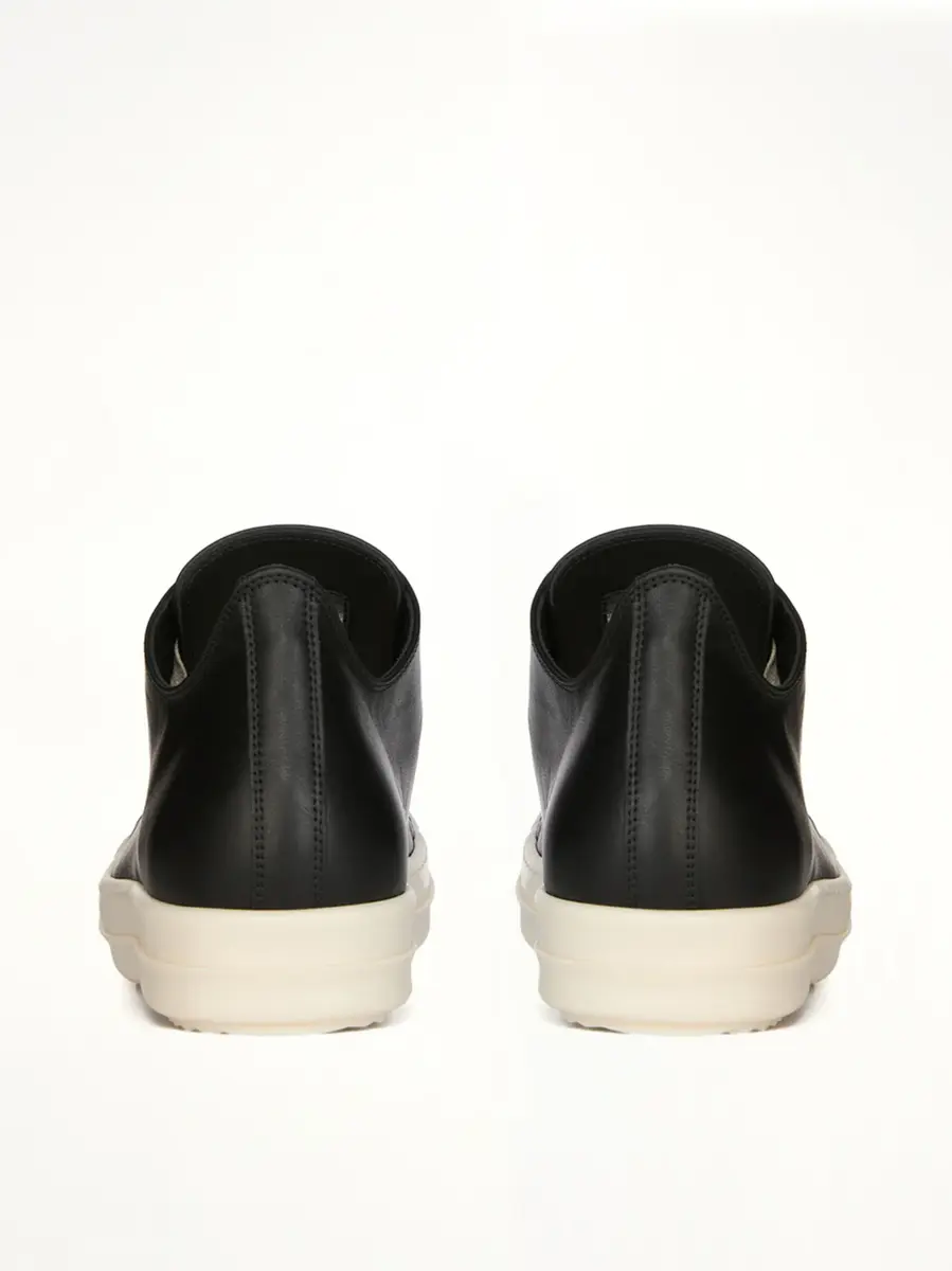 Rick Owens Low Sneaks in Black/milk | Thumbnail 4 Rick Owens Low Sneaks in Black/milk | Thumbnail 4