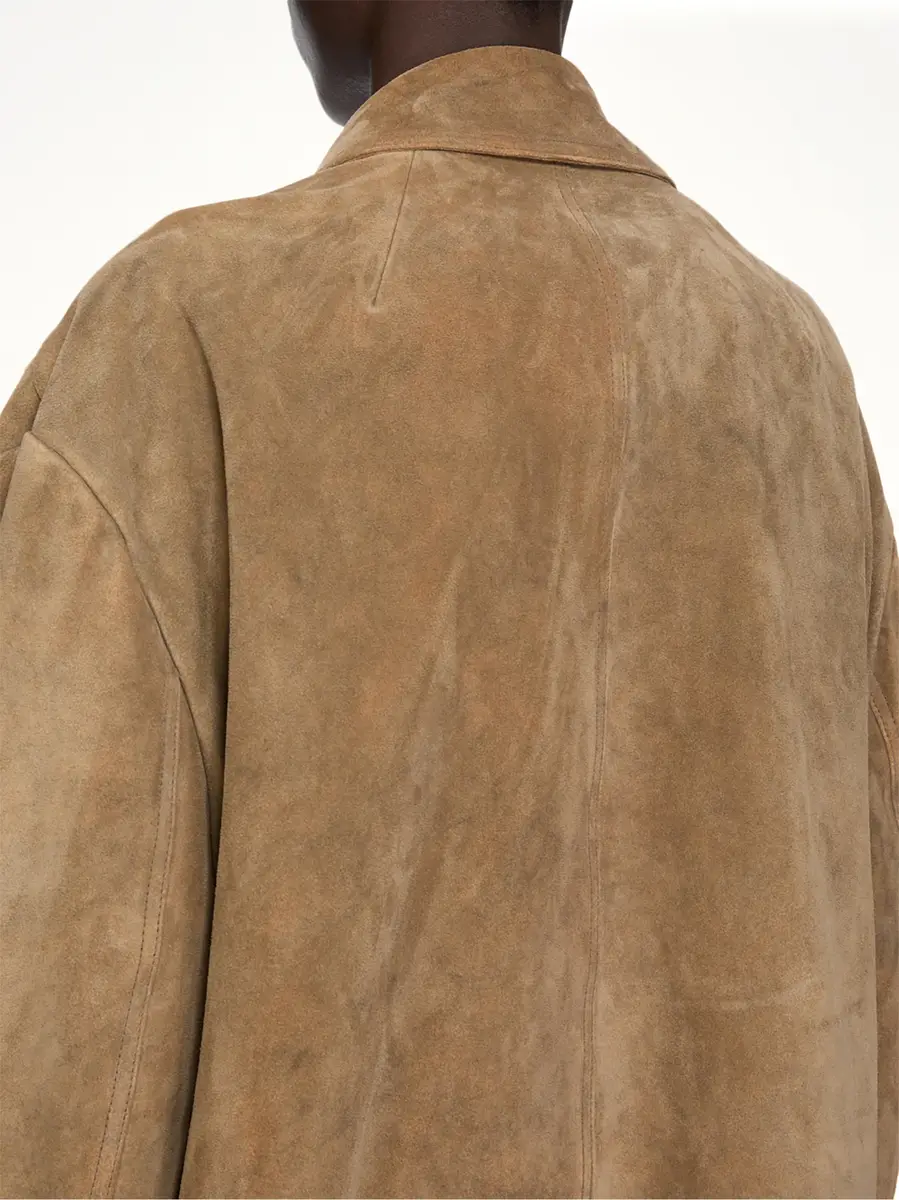 Rick Owens Heizer Mac Jacket in Sumi Brown | Thumbnail 6 Rick Owens Heizer Mac Jacket in Sumi Brown | Thumbnail 6