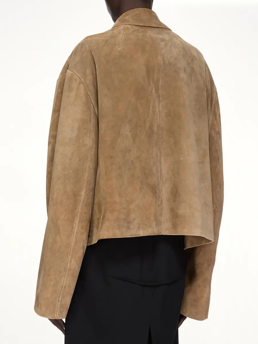 Rick Owens Heizer Mac Jacket in Sumi Brown | Thumbnail 8 Rick Owens Heizer Mac Jacket in Sumi Brown | Thumbnail 8