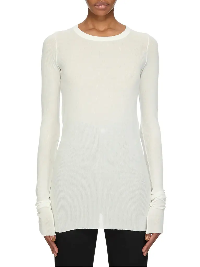Rick Owens Rib LS T | Image 1 Rick Owens Rib LS T | Image 1
