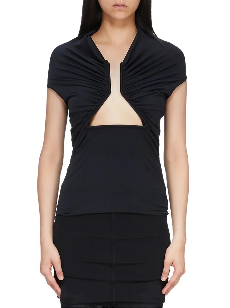 Rick Owens Jersey SS Prong | Image 1 Rick Owens Jersey SS Prong | Image 1
