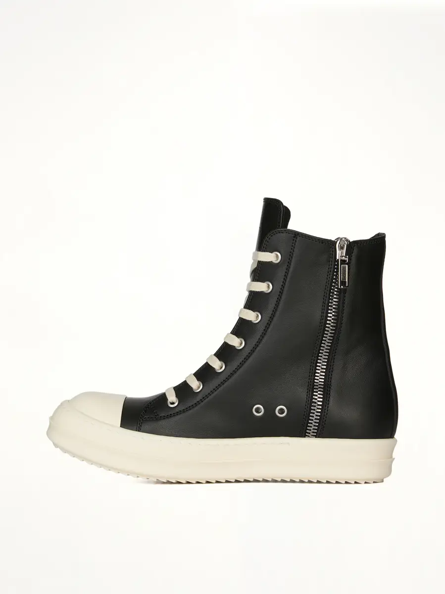 Rick Owens Sneaks in Black/milk | Thumbnail 2 Rick Owens Sneaks in Black/milk | Thumbnail 2