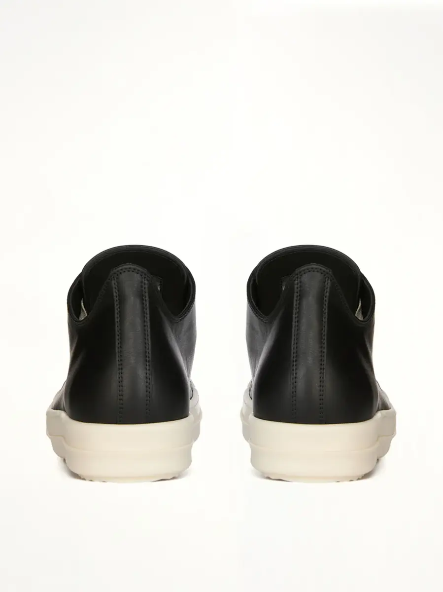 Rick Owens Low Sneaks in Black/milk | Thumbnail 4 Rick Owens Low Sneaks in Black/milk | Thumbnail 4