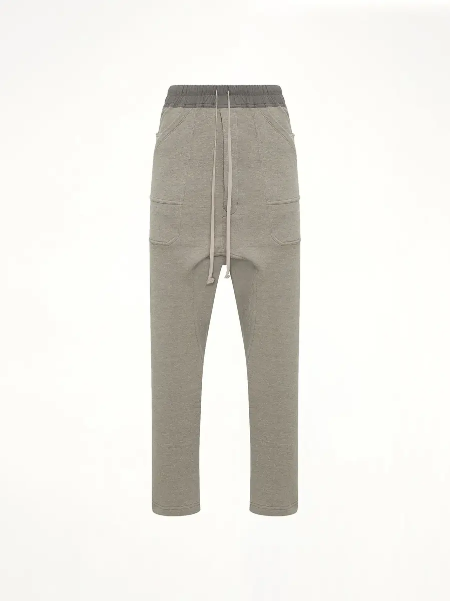 RICK OWENS DRKSHDW Classic Cargo Drawstring in Grey Melange | Thumbnail 3