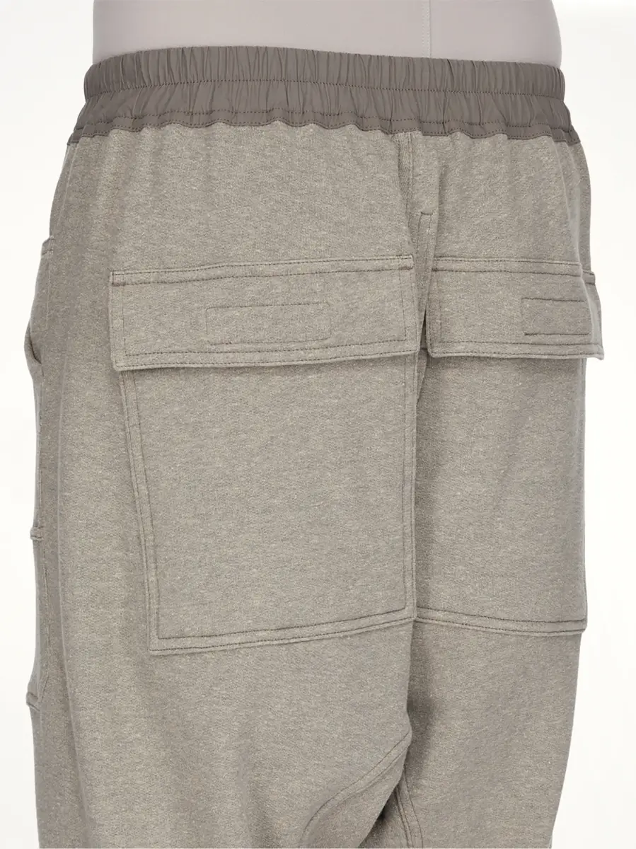 RICK OWENS DRKSHDW Classic Cargo Drawstring in Grey Melange | Thumbnail 7
