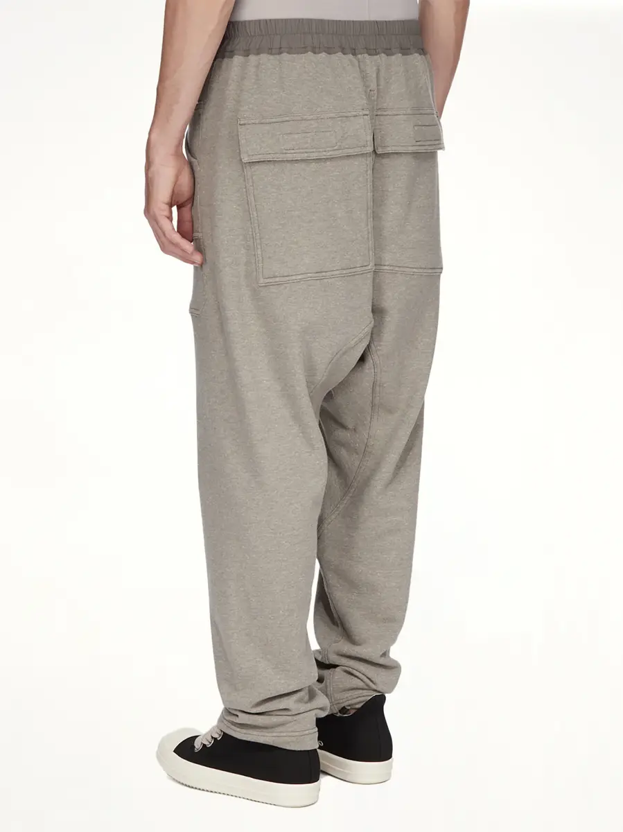RICK OWENS DRKSHDW Classic Cargo Drawstring in Grey Melange | Thumbnail 8