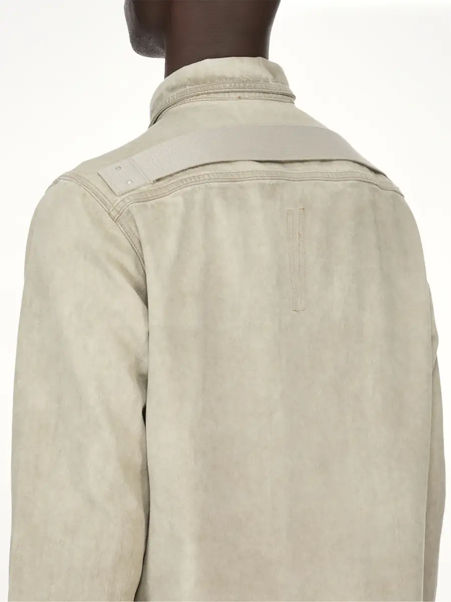 RICK OWENS DRKSHDW Outershirt in Sand | Thumbnail 7 RICK OWENS DRKSHDW Outershirt in Sand | Thumbnail 7