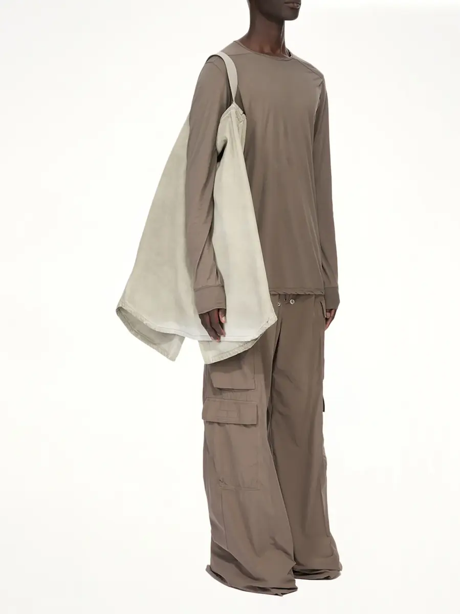 RICK OWENS DRKSHDW Outershirt in Sand | Thumbnail 8 RICK OWENS DRKSHDW Outershirt in Sand | Thumbnail 8