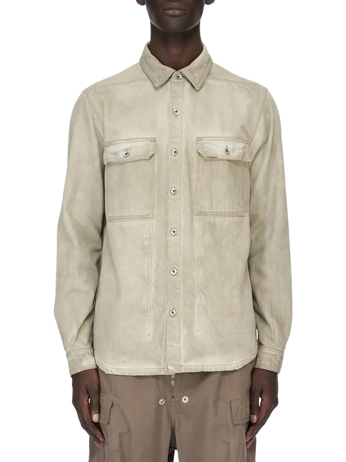RICK OWENS DRKSHDW Outershirt in Sand