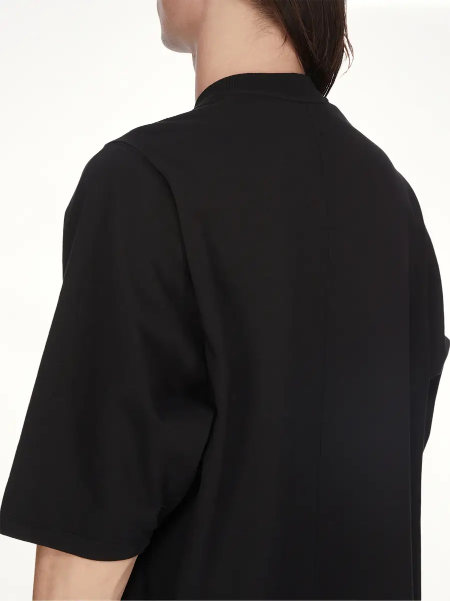 RICK OWENS DRKSHDW Urinal Jumbo SS T-shirt in Black/milk | Thumbnail 6 RICK OWENS DRKSHDW Urinal Jumbo SS T-shirt in Black/milk | Thumbnail 6