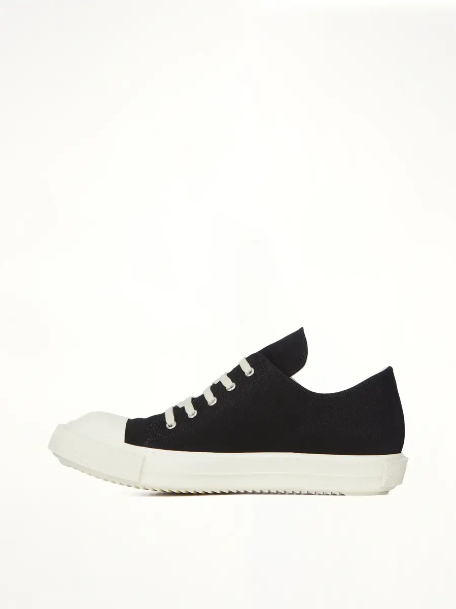 RICK OWENS DRKSHDW Extreme Low Sneaks in Black/milk | Thumbnail 4 RICK OWENS DRKSHDW Extreme Low Sneaks in Black/milk | Thumbnail 4
