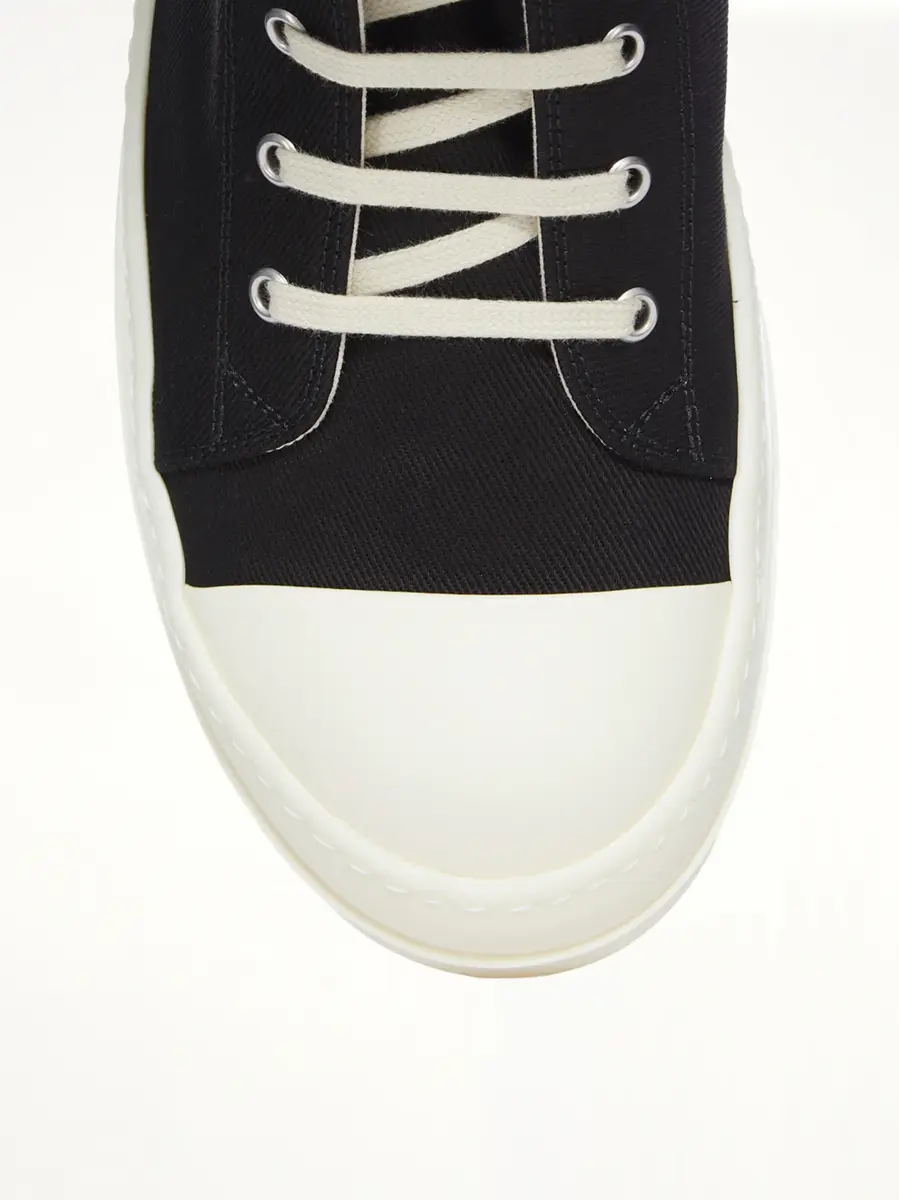 RICK OWENS DRKSHDW Cargo Sneaks in Black/milk | Thumbnail 5 RICK OWENS DRKSHDW Cargo Sneaks in Black/milk | Thumbnail 5