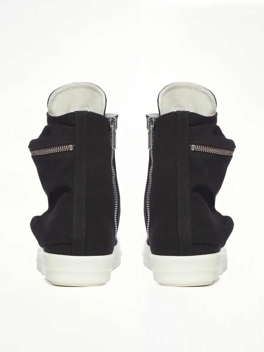 RICK OWENS DRKSHDW Cargo Sneaks in Black/milk | Thumbnail 6 RICK OWENS DRKSHDW Cargo Sneaks in Black/milk | Thumbnail 6