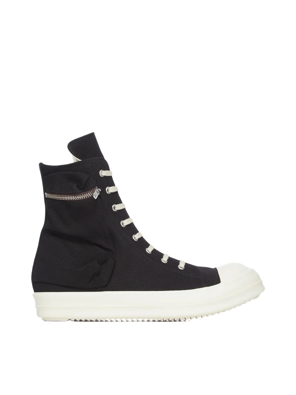RICK OWENS DRKSHDW Cargo Sneaks in Black/milk