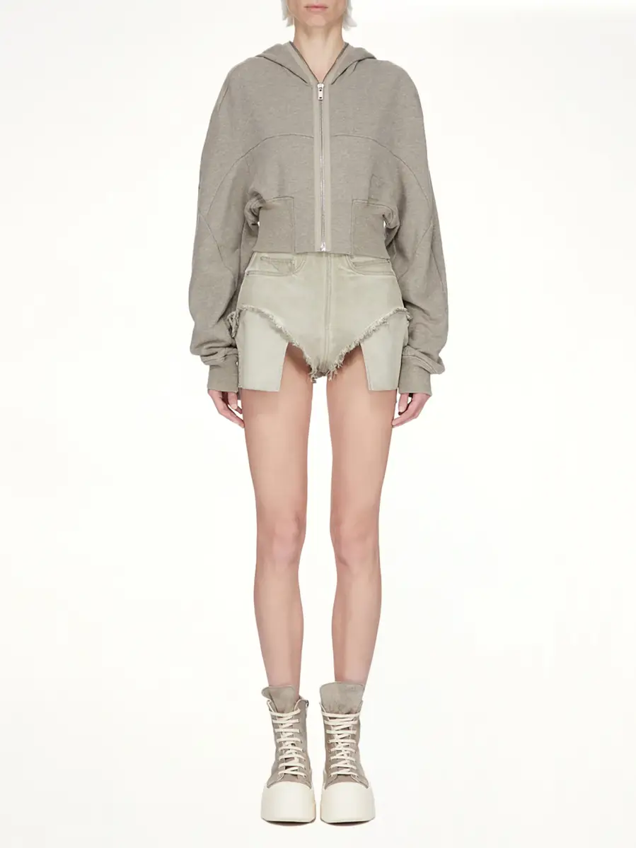 RICK OWENS DRKSHDW Dirt Cutoffs in Sand | Thumbnail 5 RICK OWENS DRKSHDW Dirt Cutoffs in Sand | Thumbnail 5