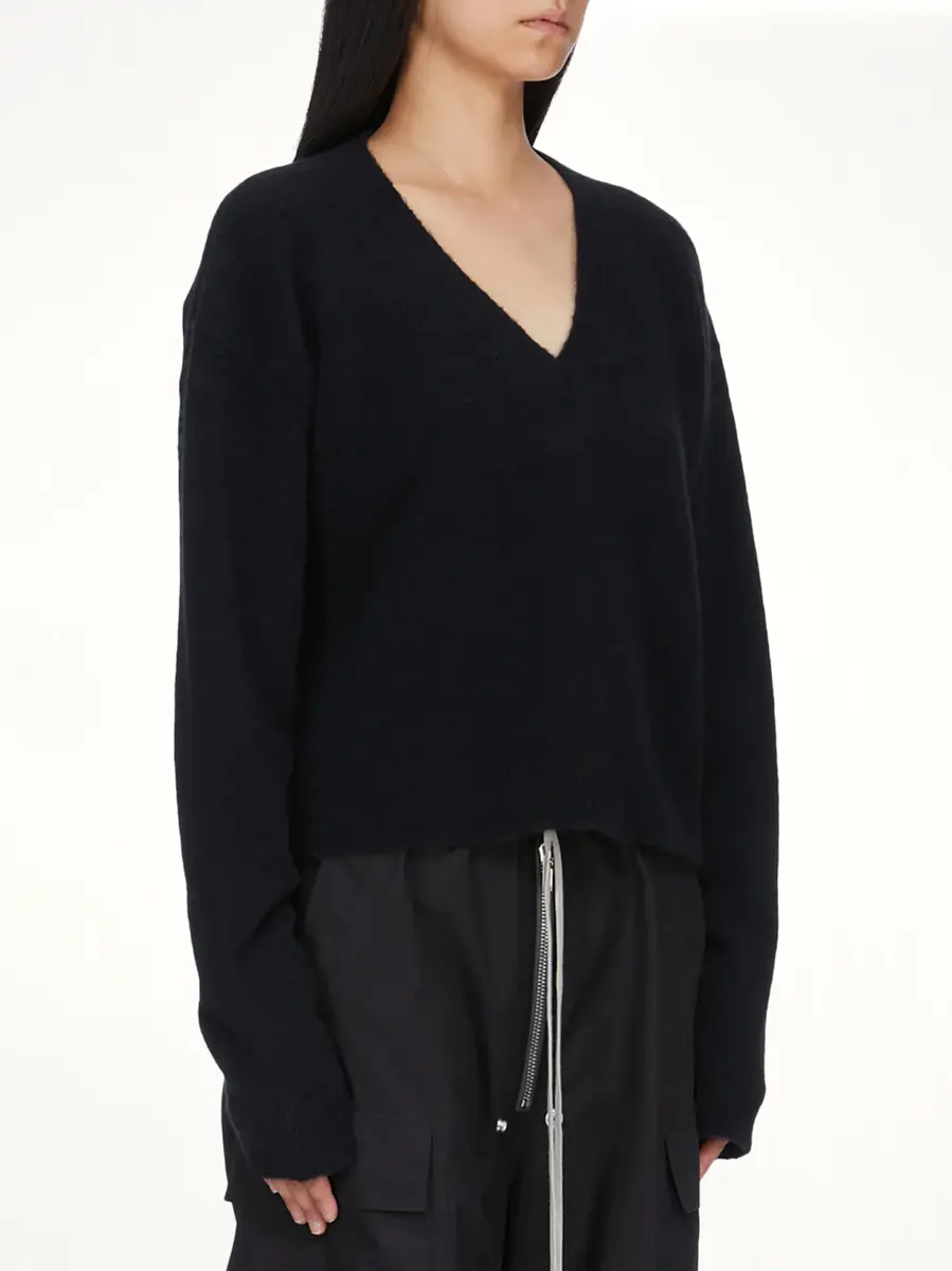 Rick Owens Tommy V Neck | Thumbnail 4 Rick Owens Tommy V Neck | Thumbnail 4