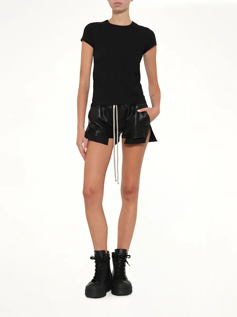 Rick Owens Cropped Level T-shirt | Thumbnail 4 Rick Owens Cropped Level T-shirt | Thumbnail 4