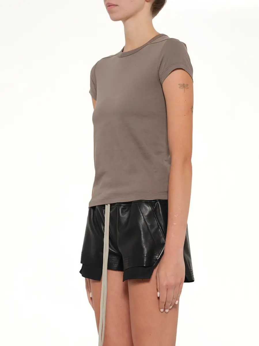 Rick Owens Cropped Level T in Dust Brown | Thumbnail 2 Rick Owens Cropped Level T in Dust Brown | Thumbnail 2