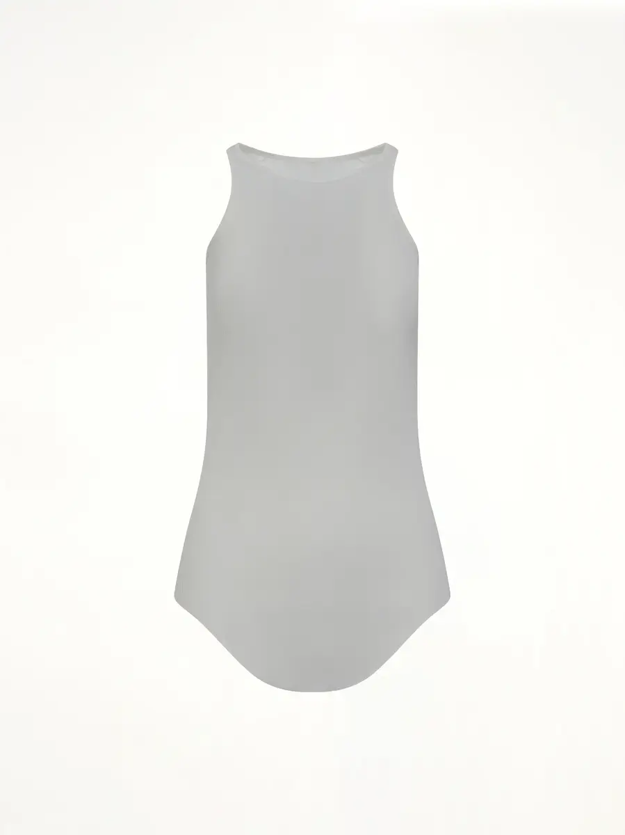 Rick Owens Basic Rib Tank in Milk | Thumbnail 3 Rick Owens Basic Rib Tank in Milk | Thumbnail 3
