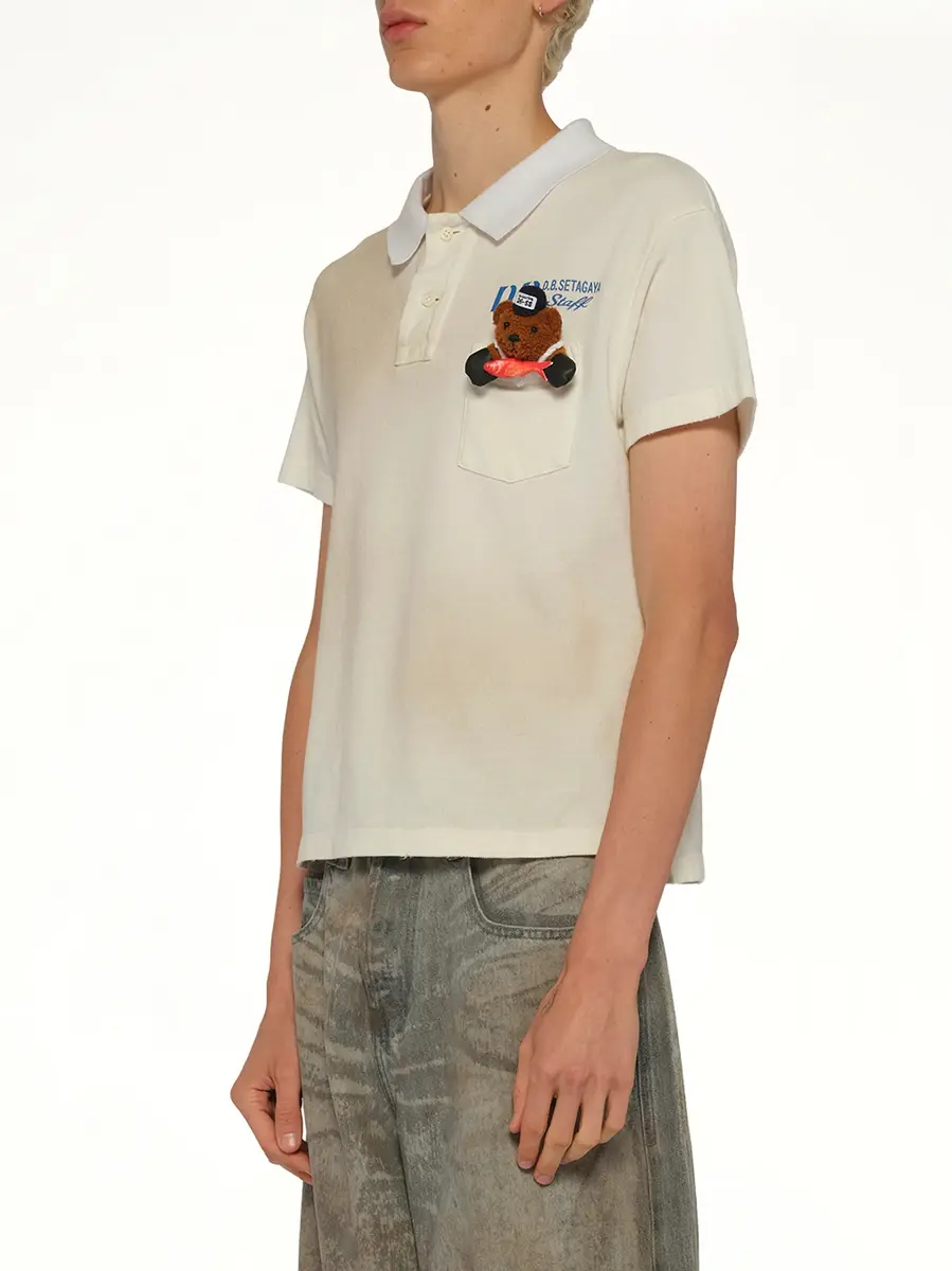 DOUBLET Polo Shirt With My Workwear Bear | Thumbnail 2 DOUBLET Polo Shirt With My Workwear Bear | Thumbnail 2